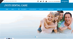 Desktop Screenshot of jyotidentalcare.com